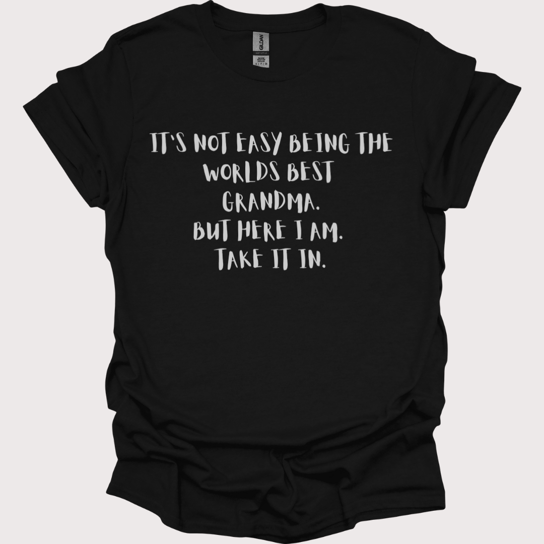 "World's Best Grandma, No Contest" Tee