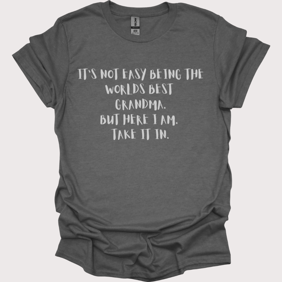 "World's Best Grandma, No Contest" Tee