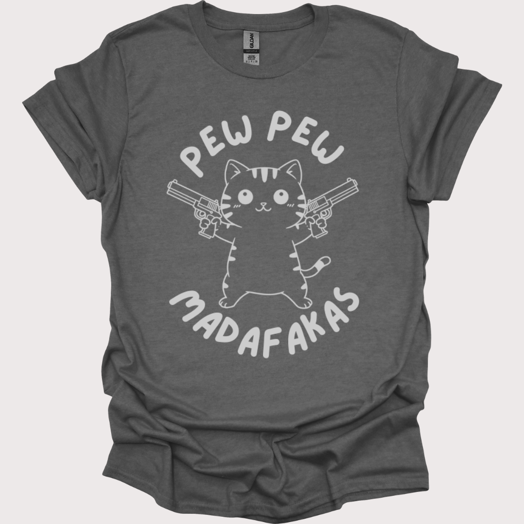 “Pew Pew, Cuteness Overload” Unisex Tee