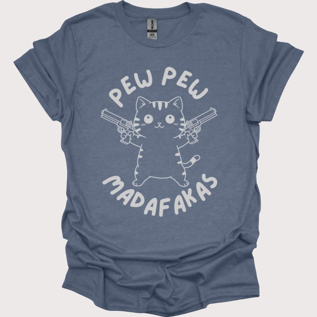 “Pew Pew, Cuteness Overload” Unisex Tee