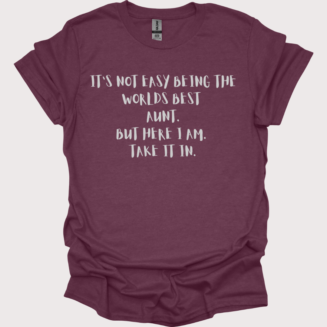 "Best Aunt Award Winner" Tee