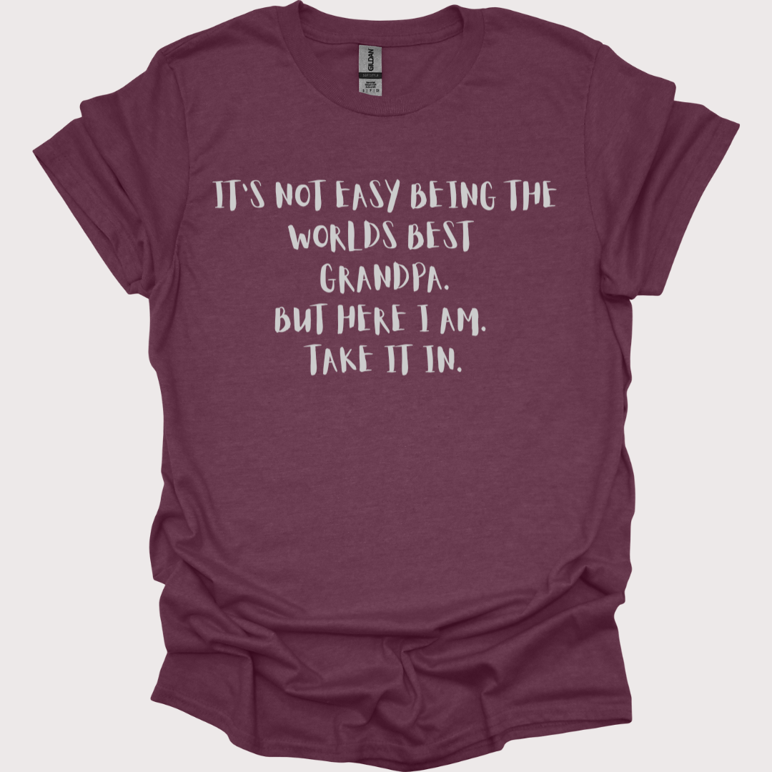 "World’s Best Grandpa: Legend in the Making" Tee