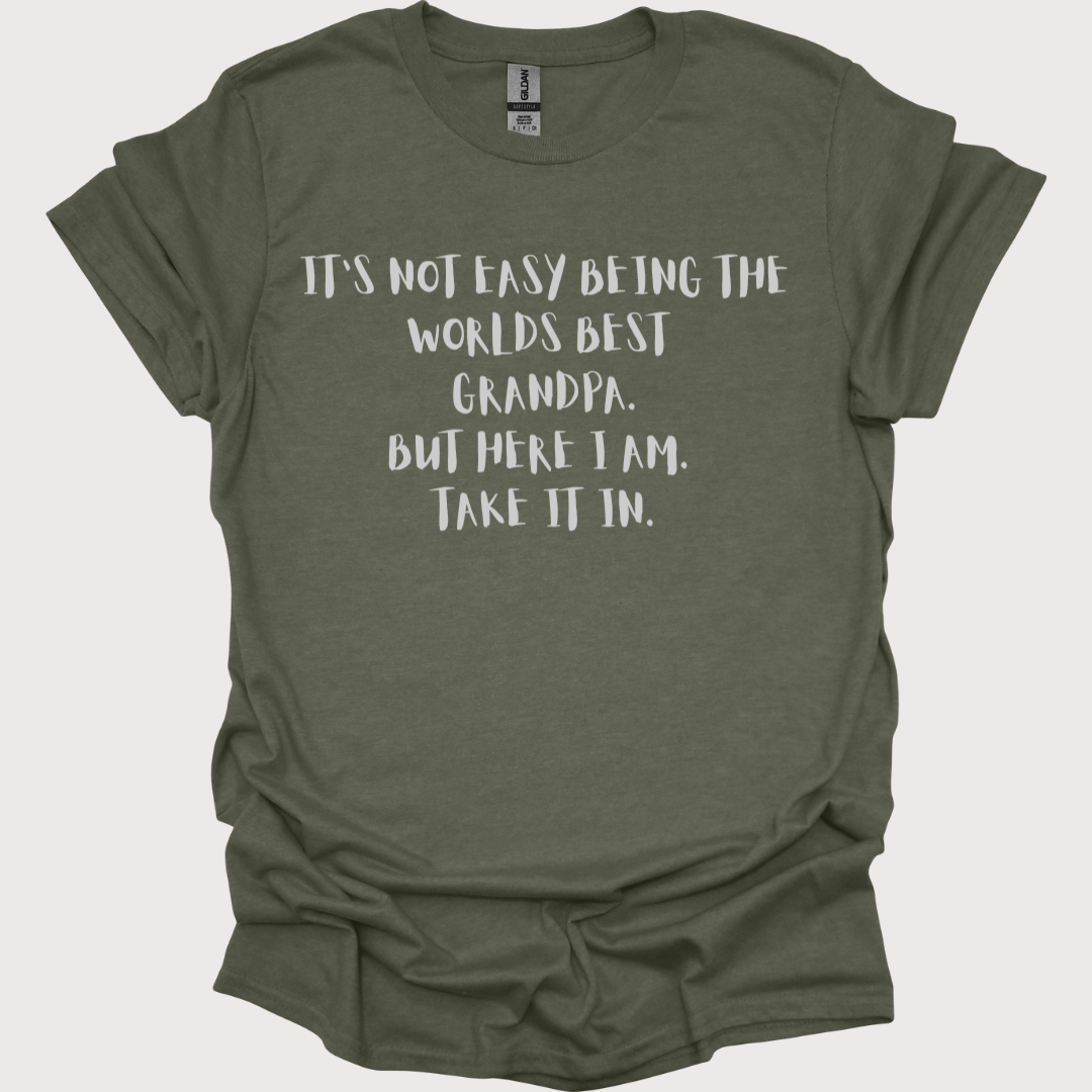 "World’s Best Grandpa: Legend in the Making" Tee