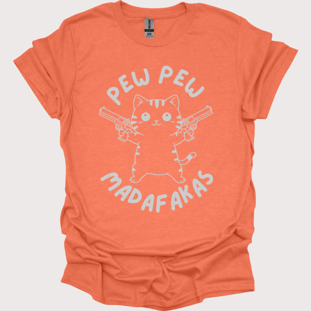 “Pew Pew, Cuteness Overload” Unisex Tee