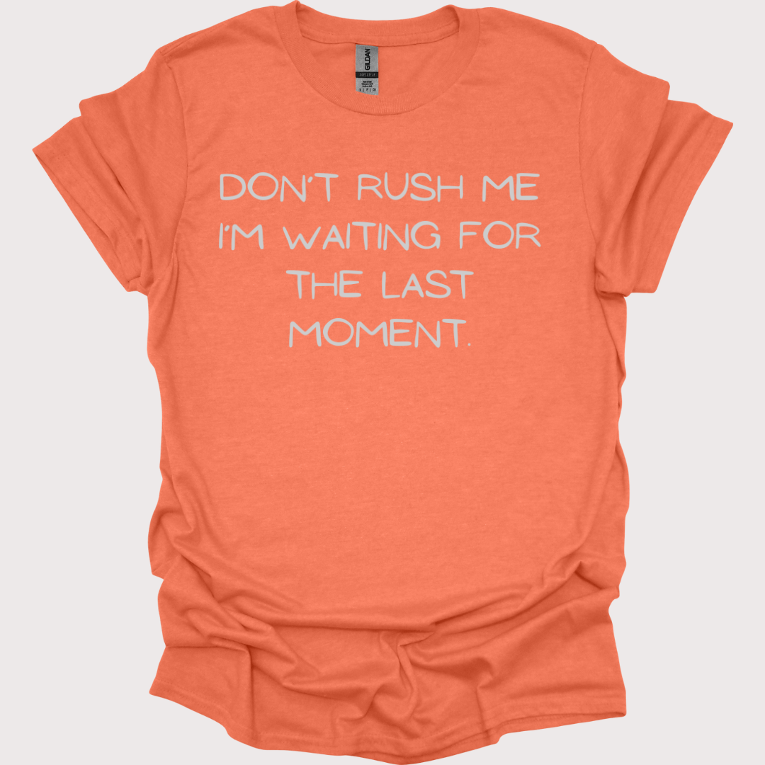 "Last-Minute Master" Unisex Tee