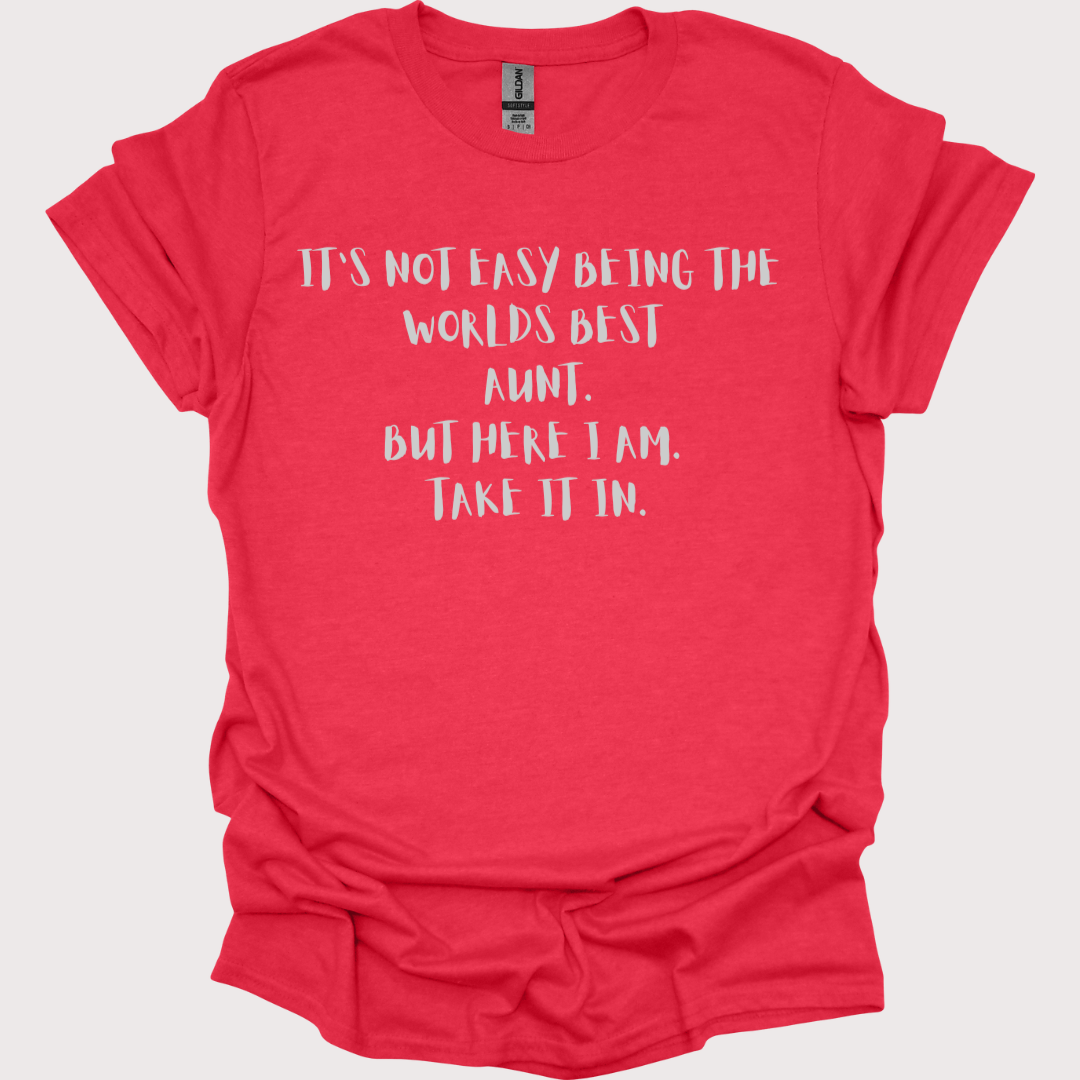 "Best Aunt Award Winner" Tee