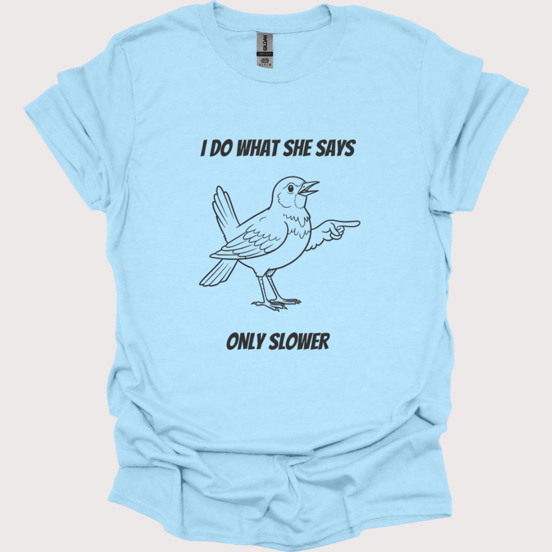 “Slow Compliance” – Bird Edition Tee