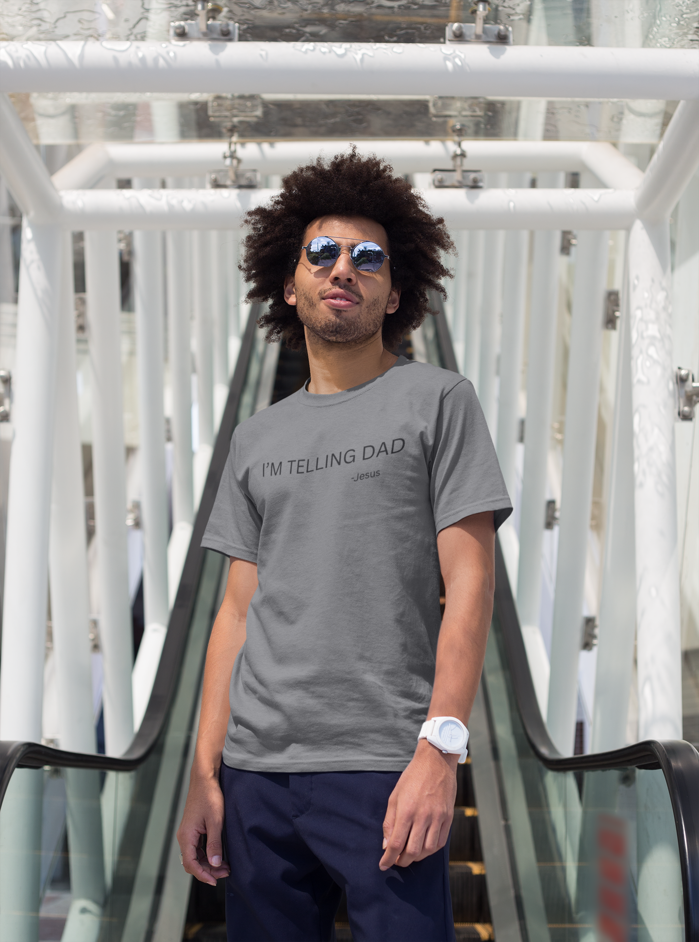 Under Divine Surveillance Unisex Tee
