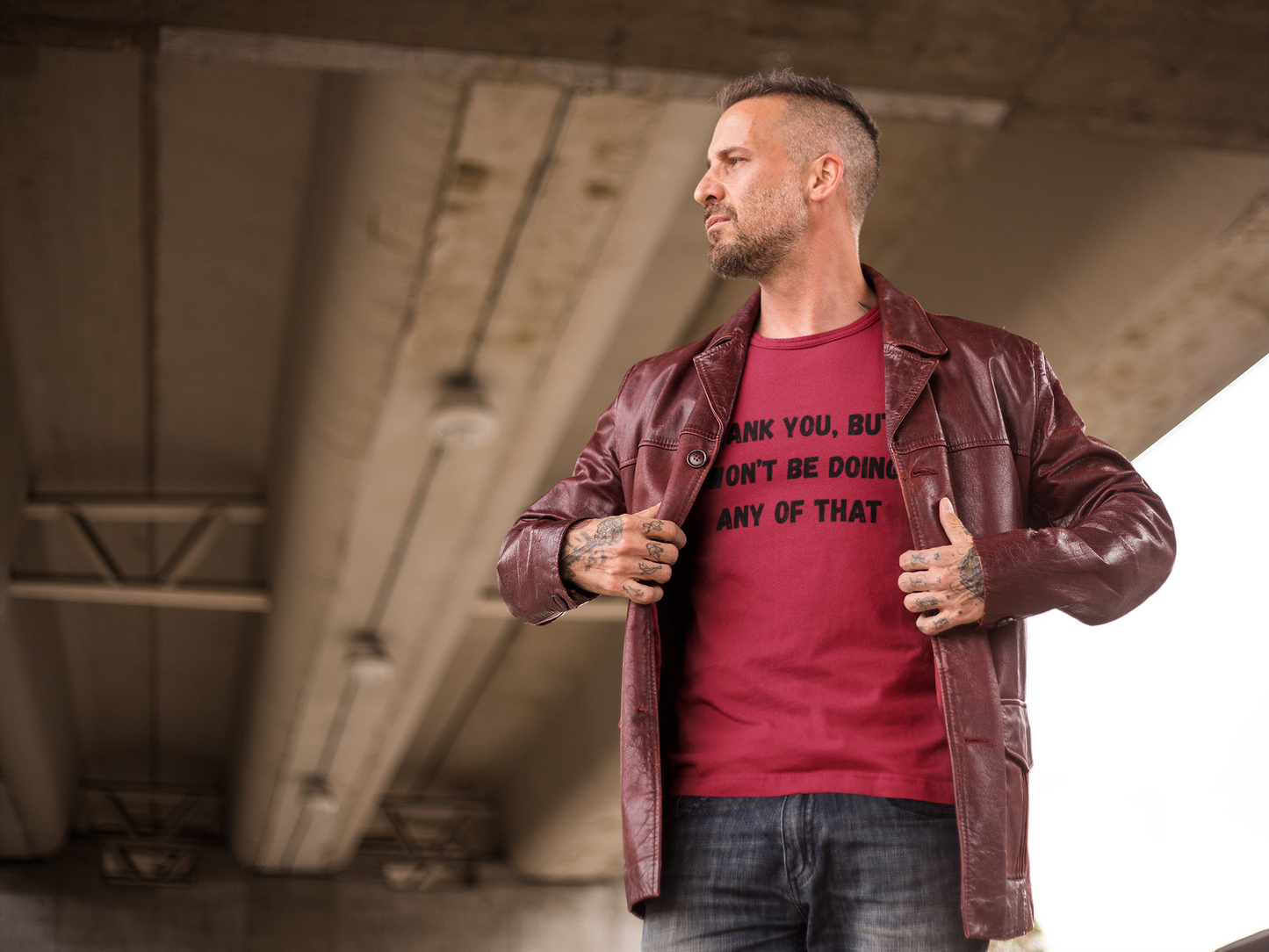 “Thank You, No” Unisex Tee