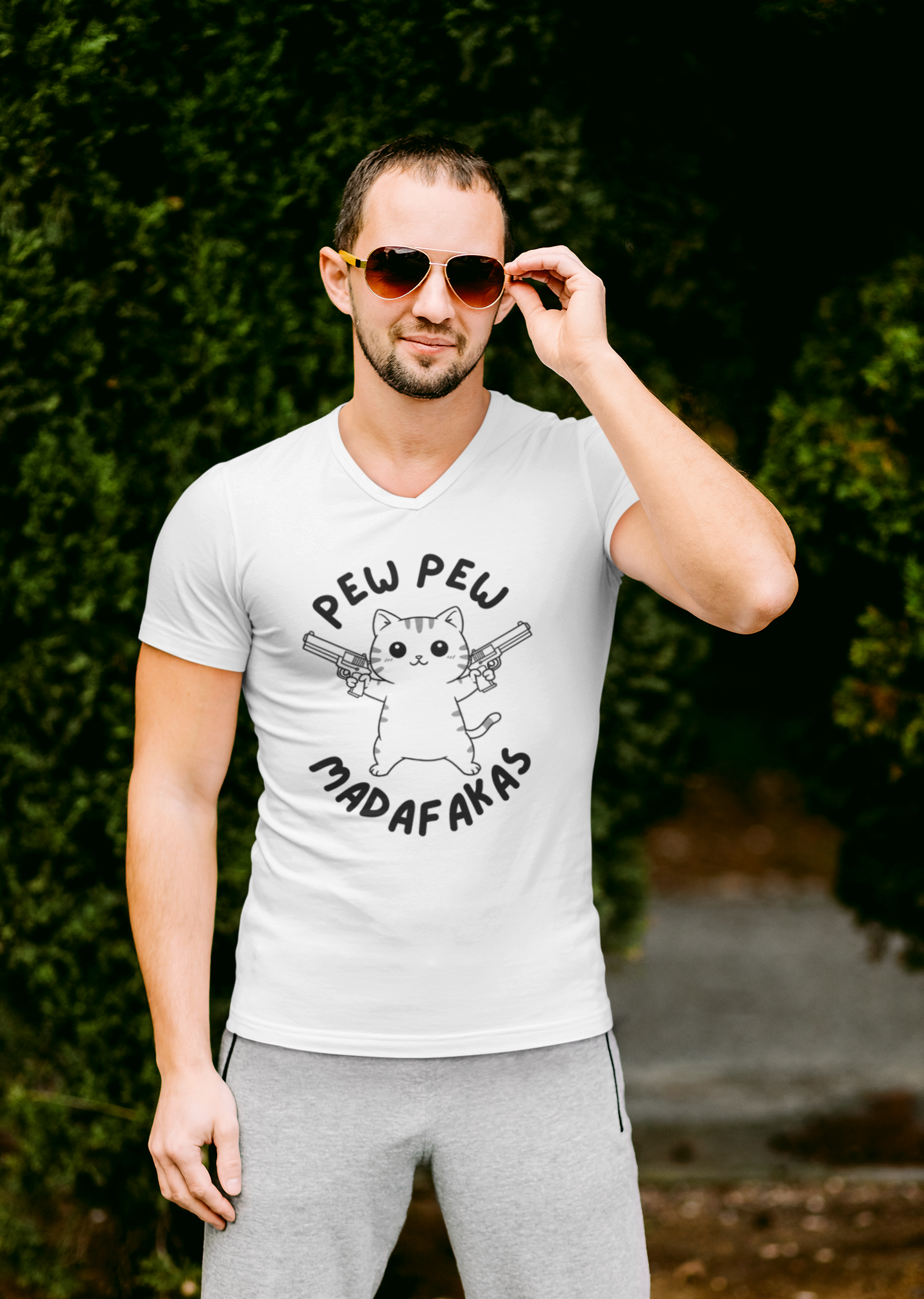“Pew Pew, Cuteness Overload” Unisex Tee