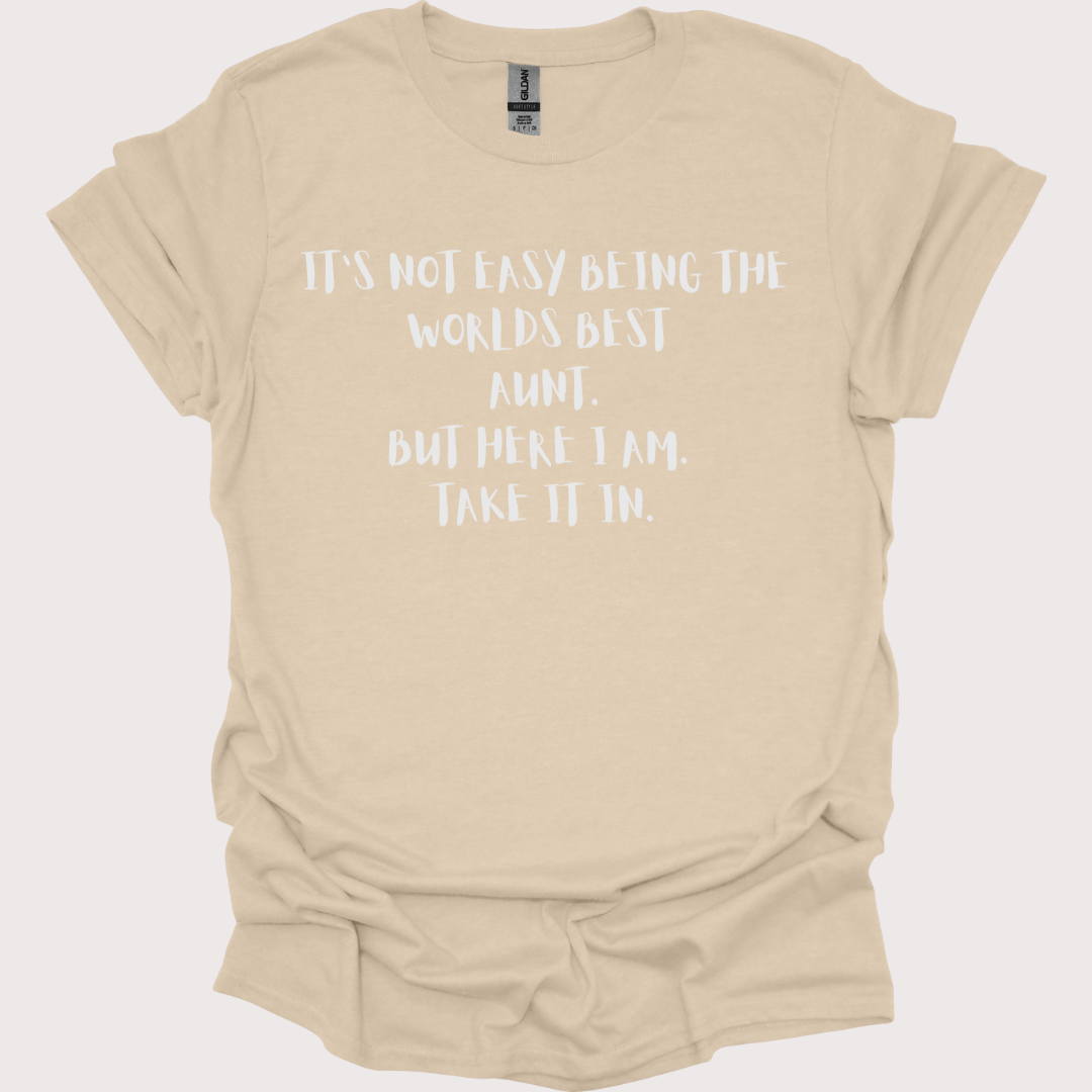 "Best Aunt Award Winner" Tee