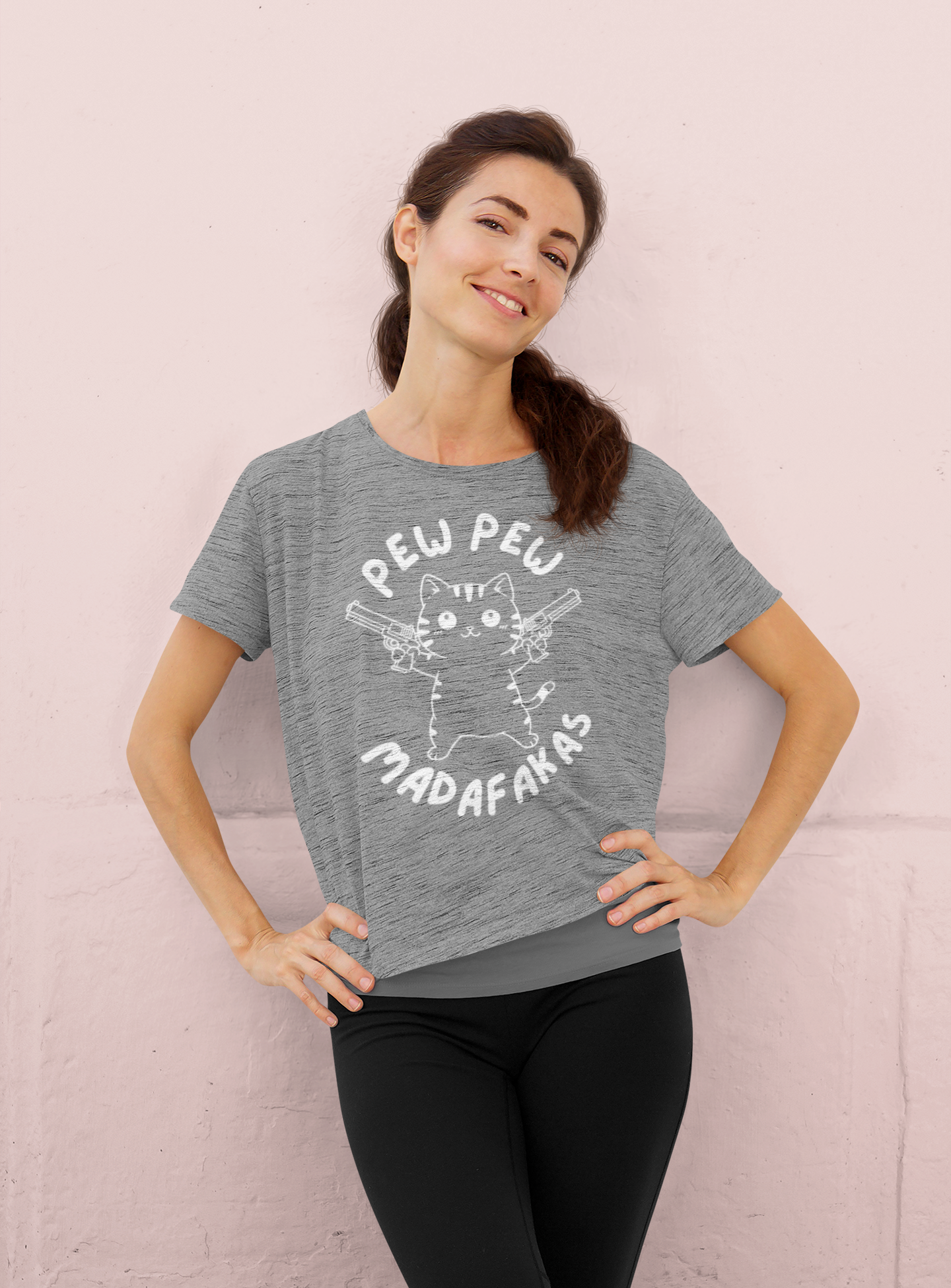 “Pew Pew, Cuteness Overload” Unisex Tee