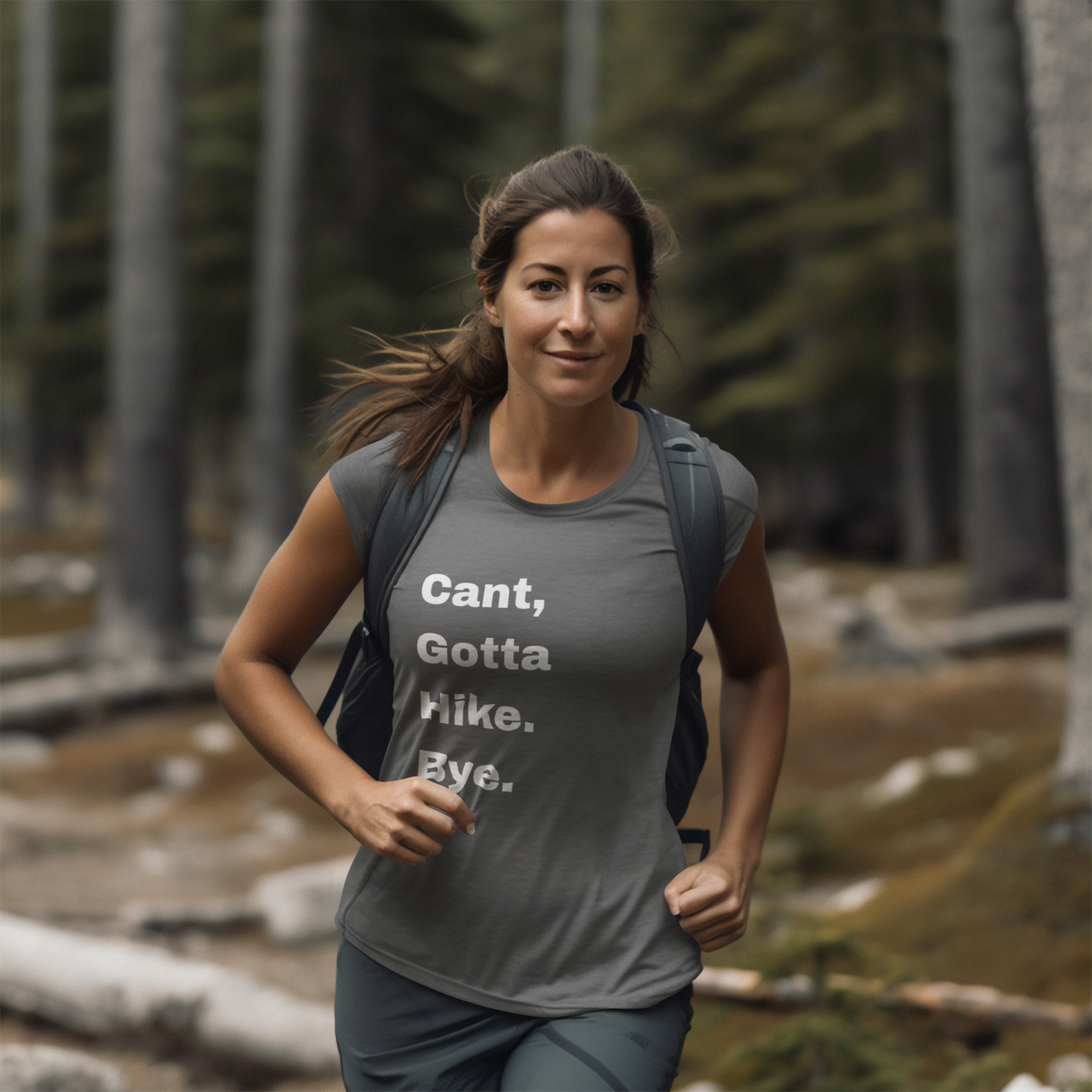 “Bye, Gotta Hit the Trails” Unisex Tee