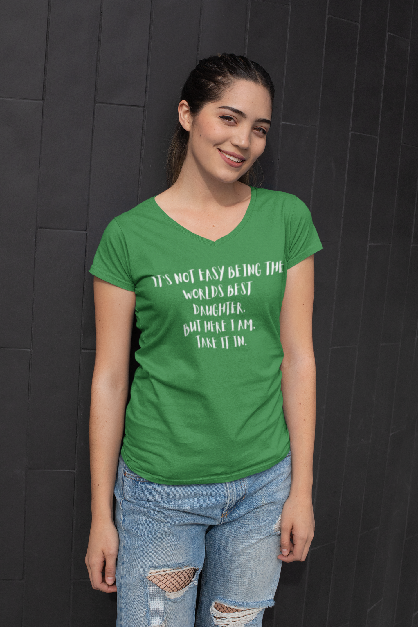"World's Best Daughter β No Big Deal" Tee