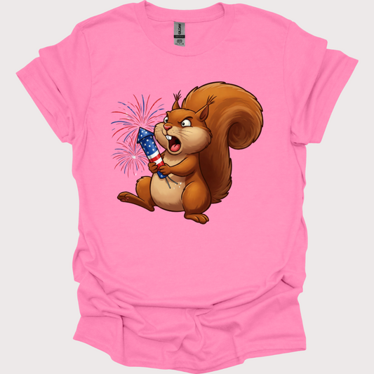 “Boom Goes the Squirrel” Unisex Tee