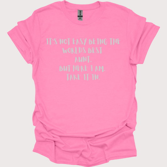 "Best Aunt Award Winner" Tee