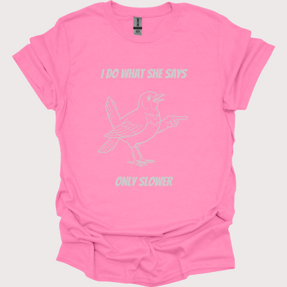 “Slow Compliance” – Bird Edition Tee