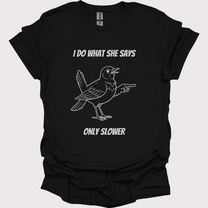 “Slow Compliance” – Bird Edition Tee
