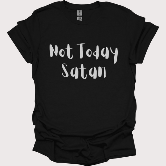 “Not Today, Satan” Unisex Tee