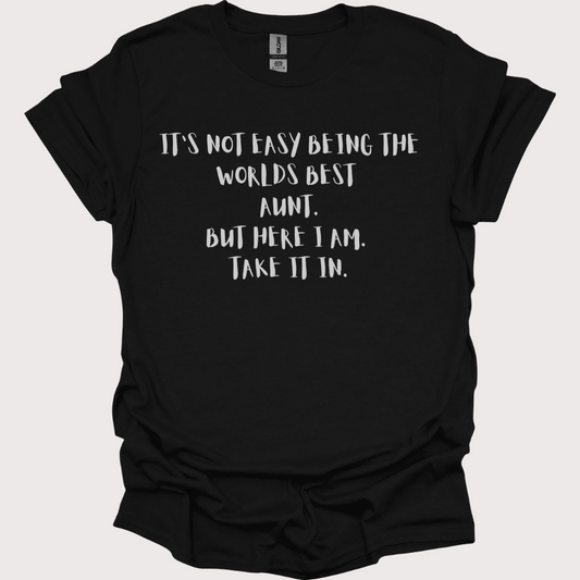 "Best Aunt Award Winner" Tee