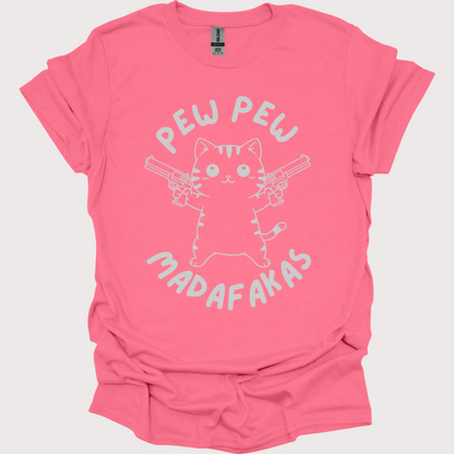 “Pew Pew, Cuteness Overload” Unisex Tee