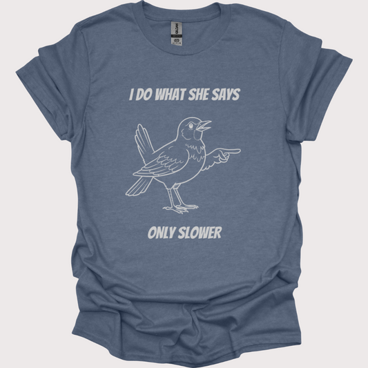 “Slow Compliance” – Bird Edition Tee