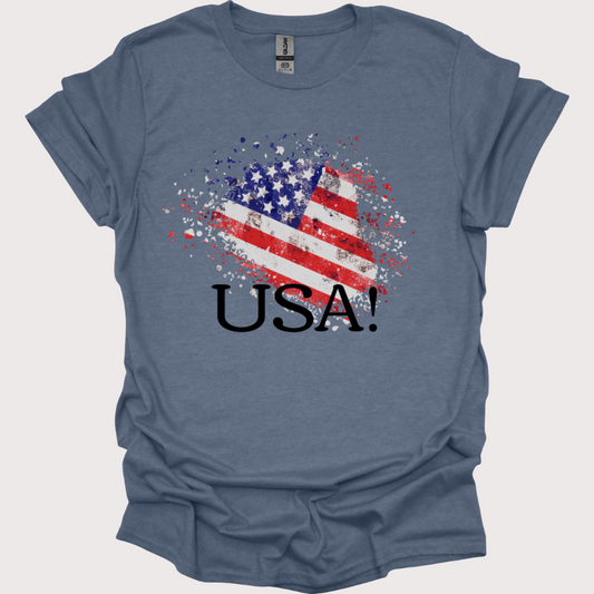 "Red, White & Ridiculous" Unisex Tee