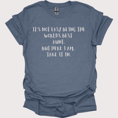 "Best Aunt Award Winner" Tee