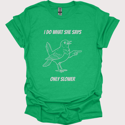 “Slow Compliance” – Bird Edition Tee