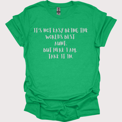 "Best Aunt Award Winner" Tee