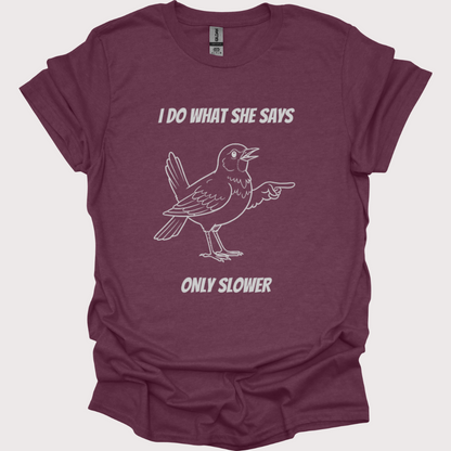“Slow Compliance” – Bird Edition Tee