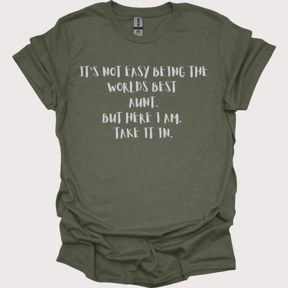 "Best Aunt Award Winner" Tee