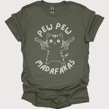 “Pew Pew, Cuteness Overload” Unisex Tee