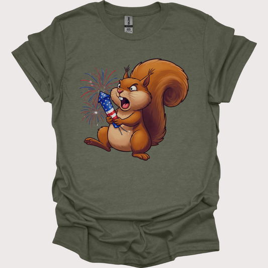 “Boom Goes the Squirrel” Unisex Tee