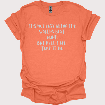 "Best Aunt Award Winner" Tee