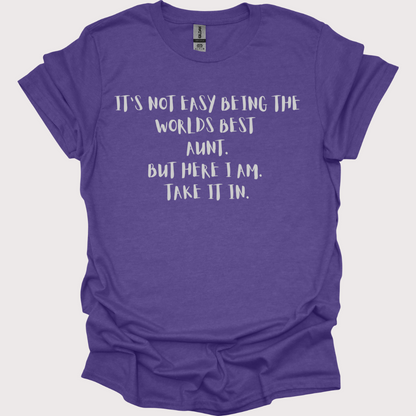 "Best Aunt Award Winner" Tee