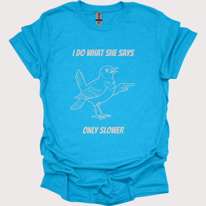 “Slow Compliance” – Bird Edition Tee