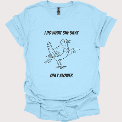 “Slow Compliance” – Bird Edition Tee