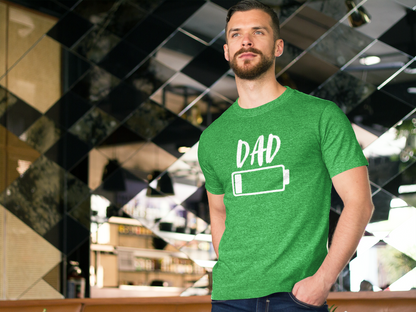 "Dad Mode: Low Battery" Unisex Tee