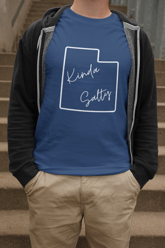 "Utah's Official Flavor: Kinda Salty" Unisex Tee