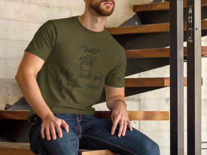 "Fix-It Dad: I Know Things" Tee