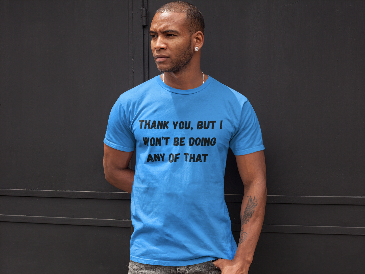 “Thank You, No” Unisex Tee