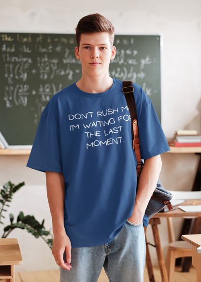 "Last-Minute Master" Unisex Tee