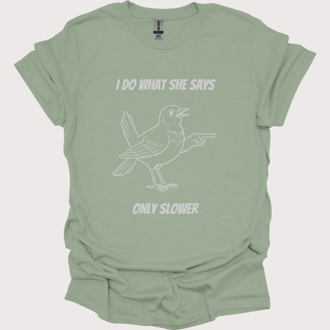 “Slow Compliance” – Bird Edition Tee
