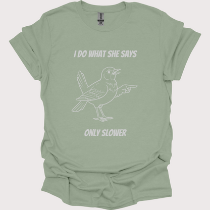 “Slow Compliance” – Bird Edition Tee