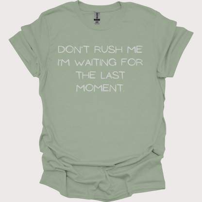 "Last-Minute Master" Unisex Tee