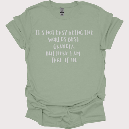 "World’s Best Grandpa: Legend in the Making" Tee