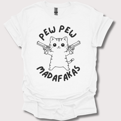 “Pew Pew, Cuteness Overload” Unisex Tee