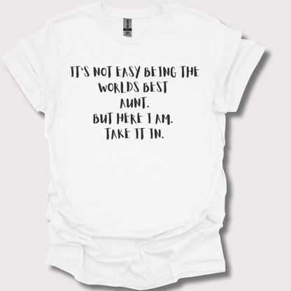 "Best Aunt Award Winner" Tee