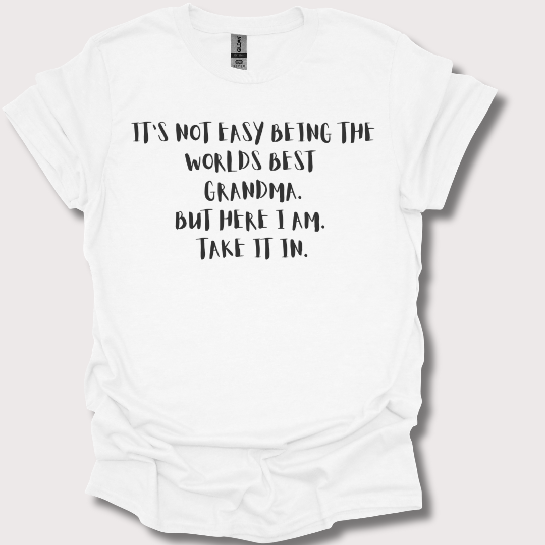 "World's Best Grandma, No Contest" Tee